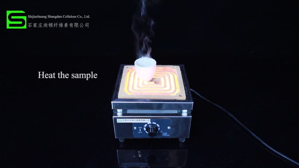 heat the sample