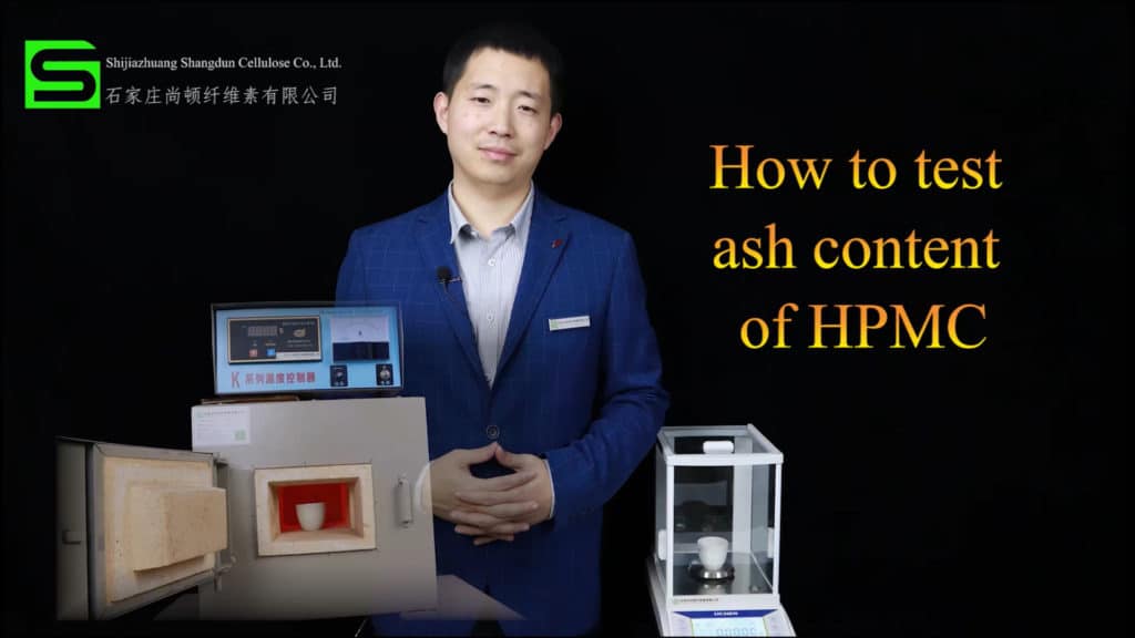 how to test ash content of HPMC