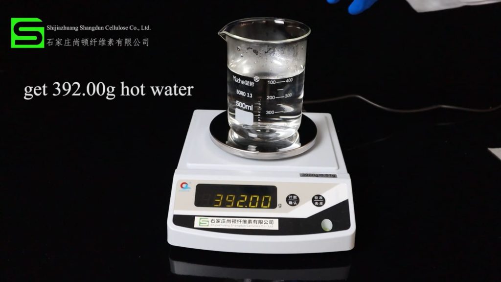 get 392 g hot water