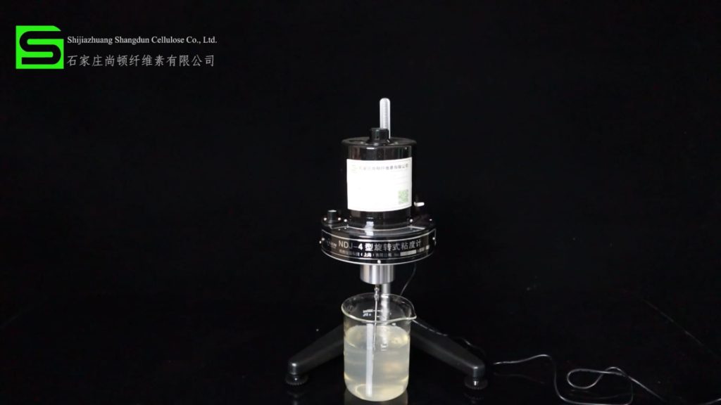 test the viscometer